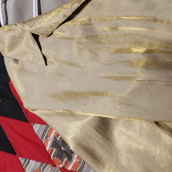 The Work Connection Gold Blouse - Picture 7 of 7